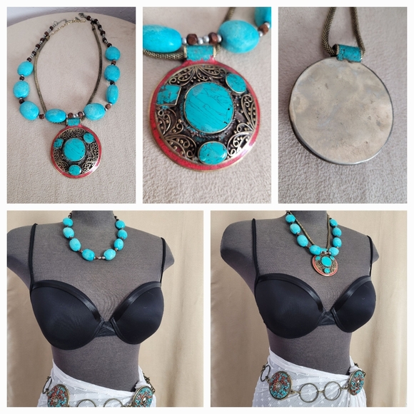 Turquoise NECKLACE Set/  EACH - Picture 9 of 11